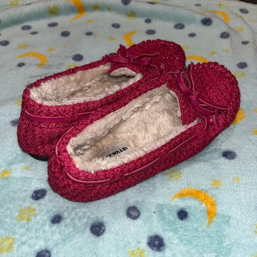 Pink Moccasins with Bow
